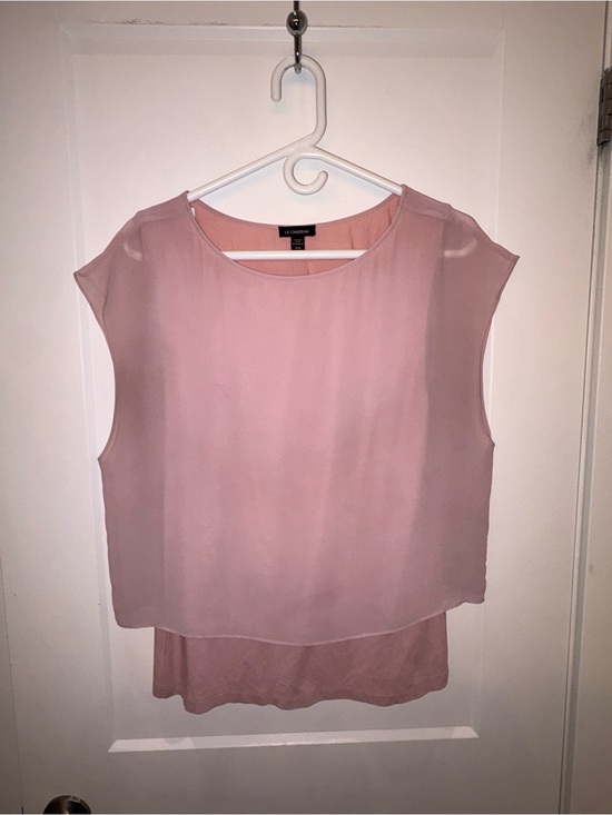 le chateau Tops - le château Blush Pink Layered Sleeveless Camisole